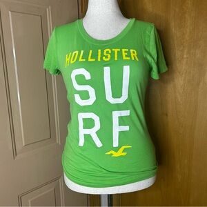 Hollister Green Surf Graphic Tee